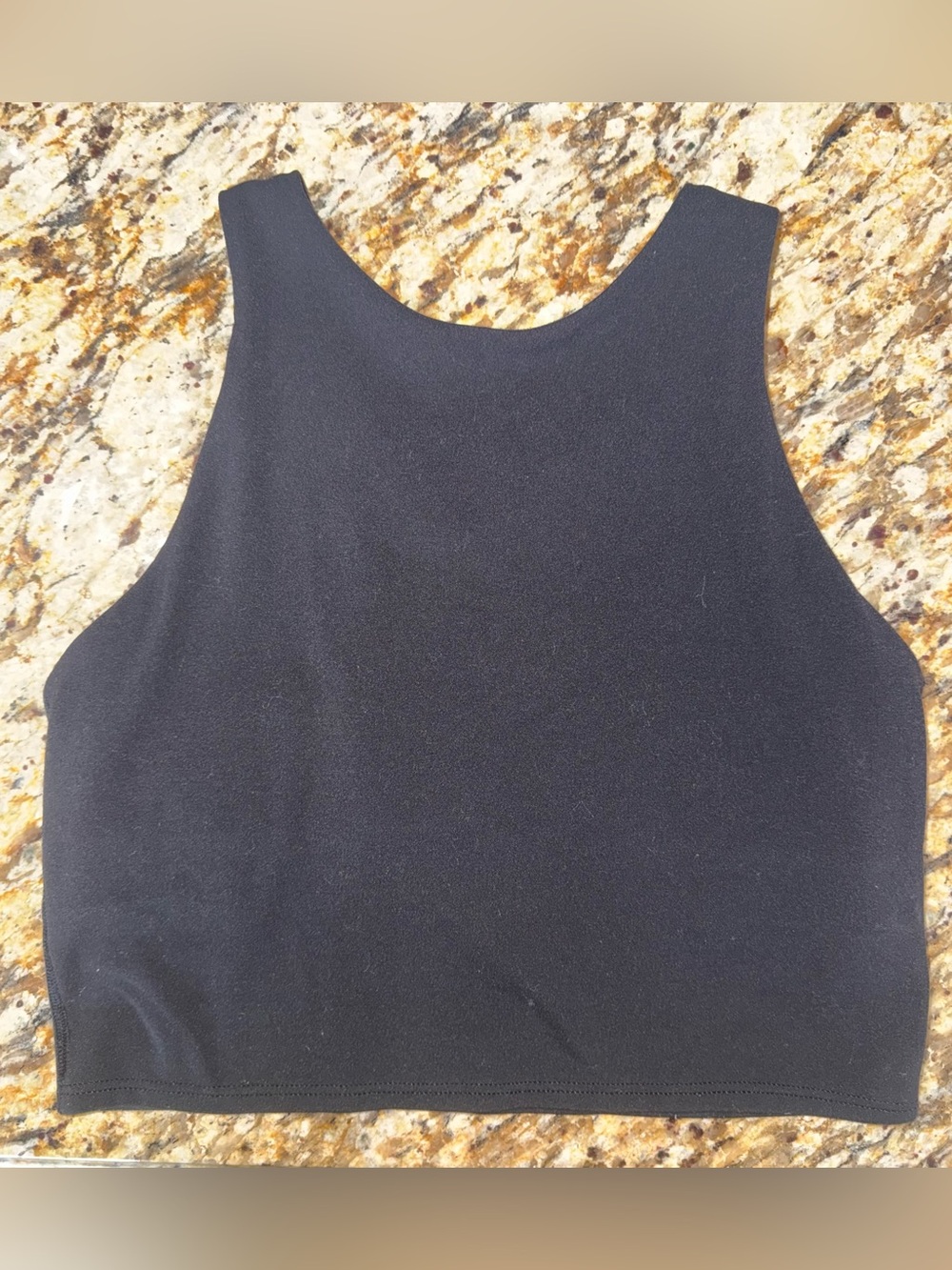 Athleta Black Scoop Neck Women's Tank Top